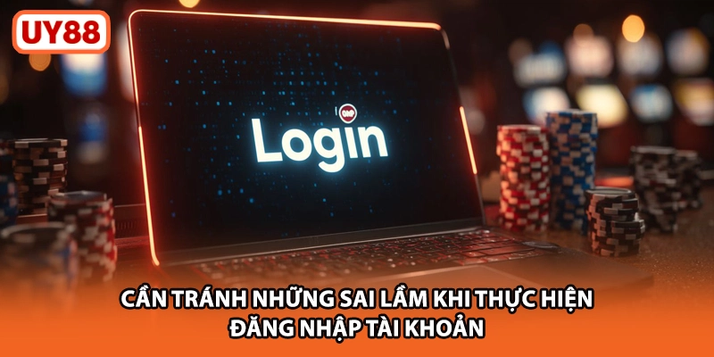 Cần tránh những sai lầm khi thực hiện UY88 đăng nhập tài khoản