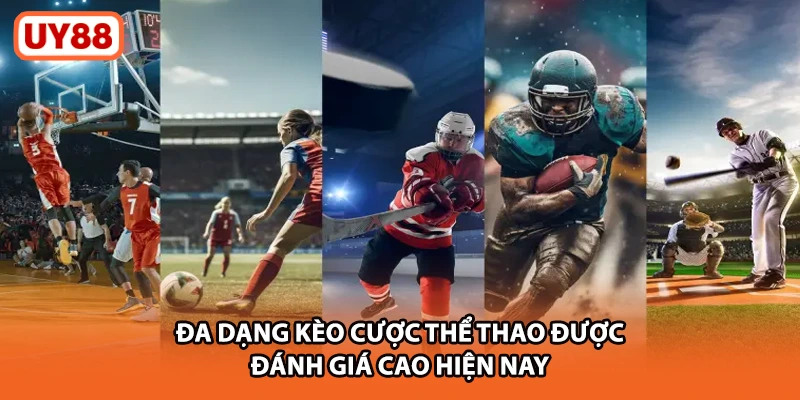 Đa dạng kèo cược thể thao được đánh giá cao hiện nay