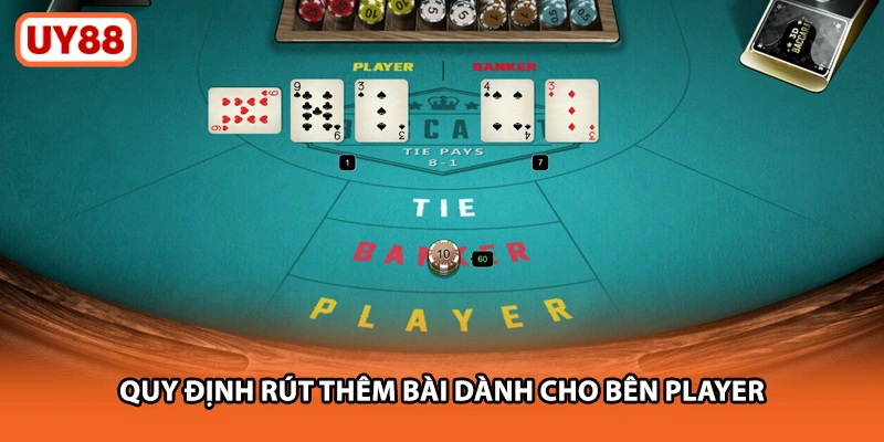 Quy định rút thêm bài dành cho bên Player